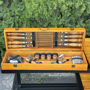 Подарунковий набір шампурів Есаул ручної роботи