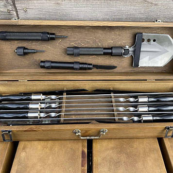 Подарунковий набір шампурів Індіана Джонс ручної роботи