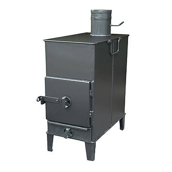 Піч-буржуйка BP/6-ВС опалювальна 4 мм з ребрами жорсткості