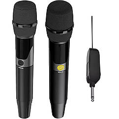 Комплект із 2-х бездротових мікрофонів HiFuture WM100 Black (wm100.black)