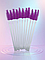 Щіточки для вій та брів фіолетові 50шт., фото 2
