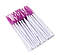 Щіточки для вій та брів фіолетові 50шт., фото 3