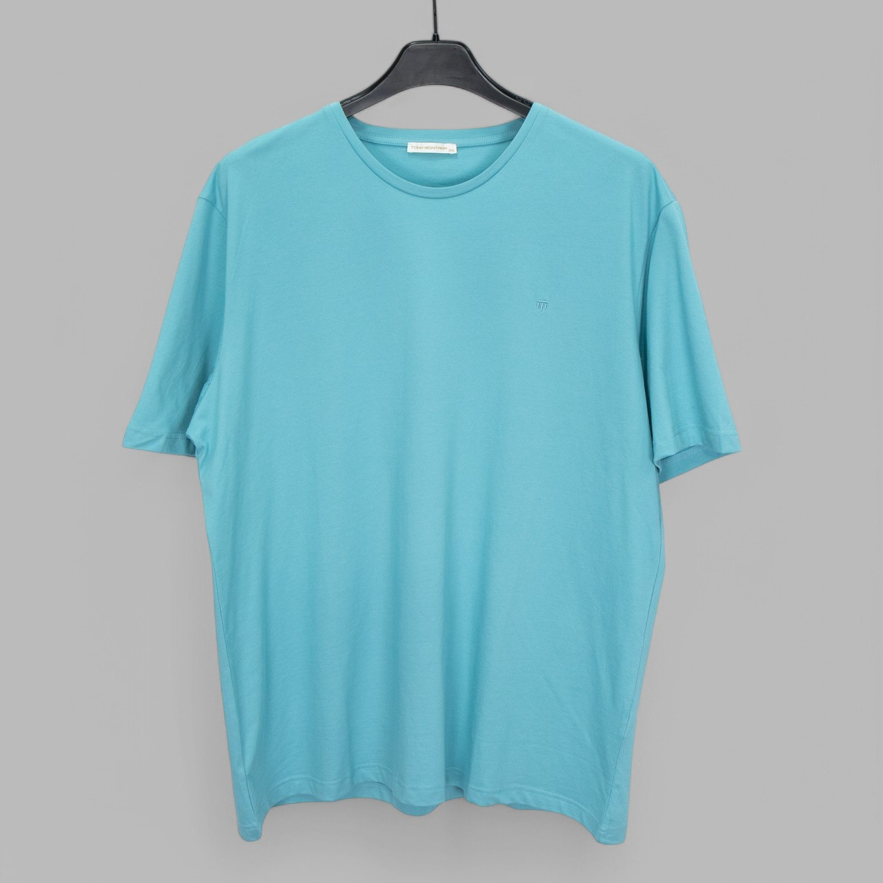 Футболка чоловіча Tony Montana PL-3160 AQUA 97% бавовна 3% еластан 3XL(Р)
