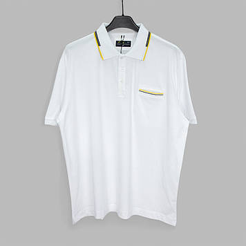 Футболка чоловіча Tony Montana PL-3462 BEYAZ 97% бавовна 3% еластан 3XL(Р)