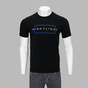 Футболка чоловіча Tony Montana MSL-2264 SIYAH 97% бавовна 3% еластан L(Р)