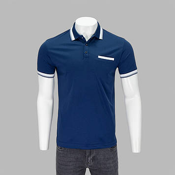 Футболка чоловіча Tony Montana 6286 MARINE 70% бавовна 30% поліестер M(Р)