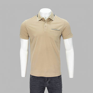 Футболка чоловіча Tony Montana PL-3622 TAS 97% бавовна 3% еластан M(Р)