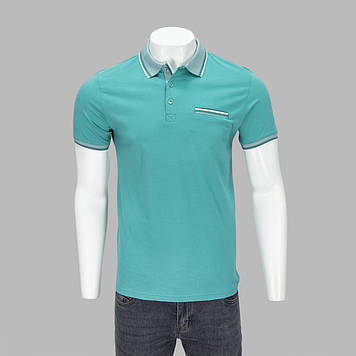 Футболка чоловіча Tony Montana PL-3576 MINT 97% бавовна 3% еластан M(Р)