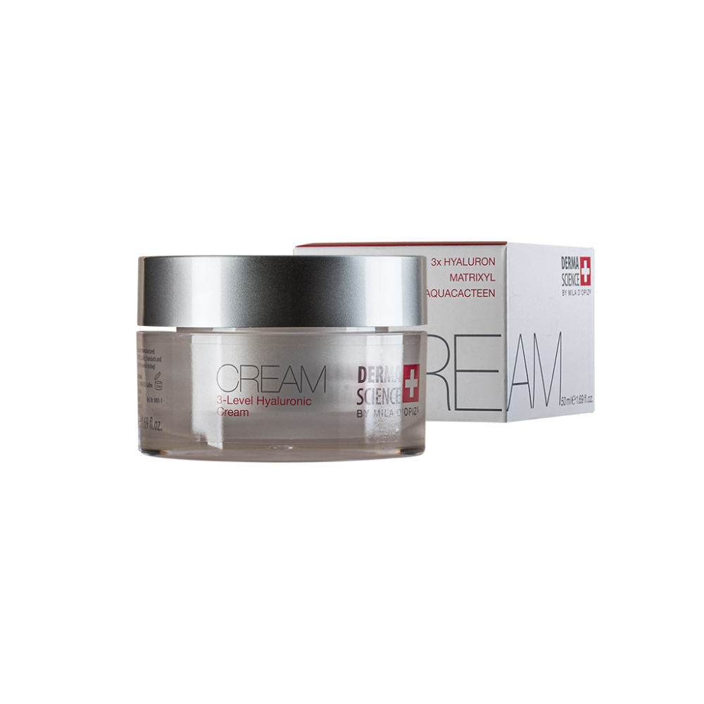 Крем Гіалуроновий Трикомпонентний 50мл Міла Допіс Вівасан Mila Dopiz DERMA SCIENCE 3x HYALURON MATRIXYL Switzerland