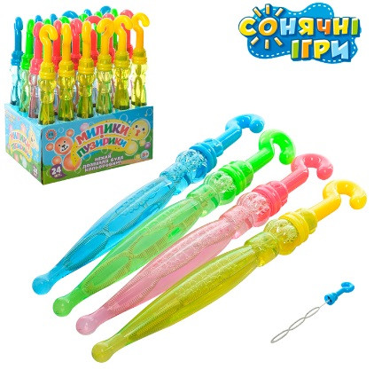 Мильні бульбашки Меч-парасолька 26см,в дисплеї,21х14х26смсм №2800U(24)(240), фото 1