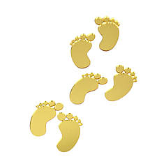 Бічний топер - Стопи золоті (6 шт)