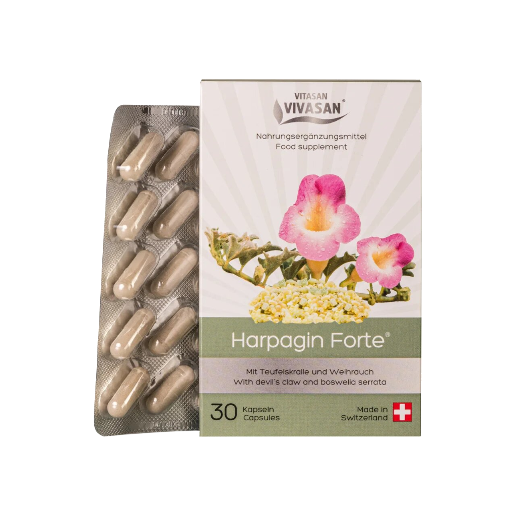Харпагін Форте 30 капс. з екстрактом диявольського кігтя, Вівасан Vivasan Швейцарія