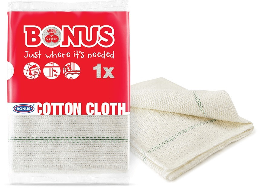 Серветка бавовняна для миття підлоги Bonus B439 Cotton Cloth 1шт, фото 1