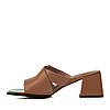 Шльопанці жіночі шкіряні коричневі Lady Marcia, фото 2