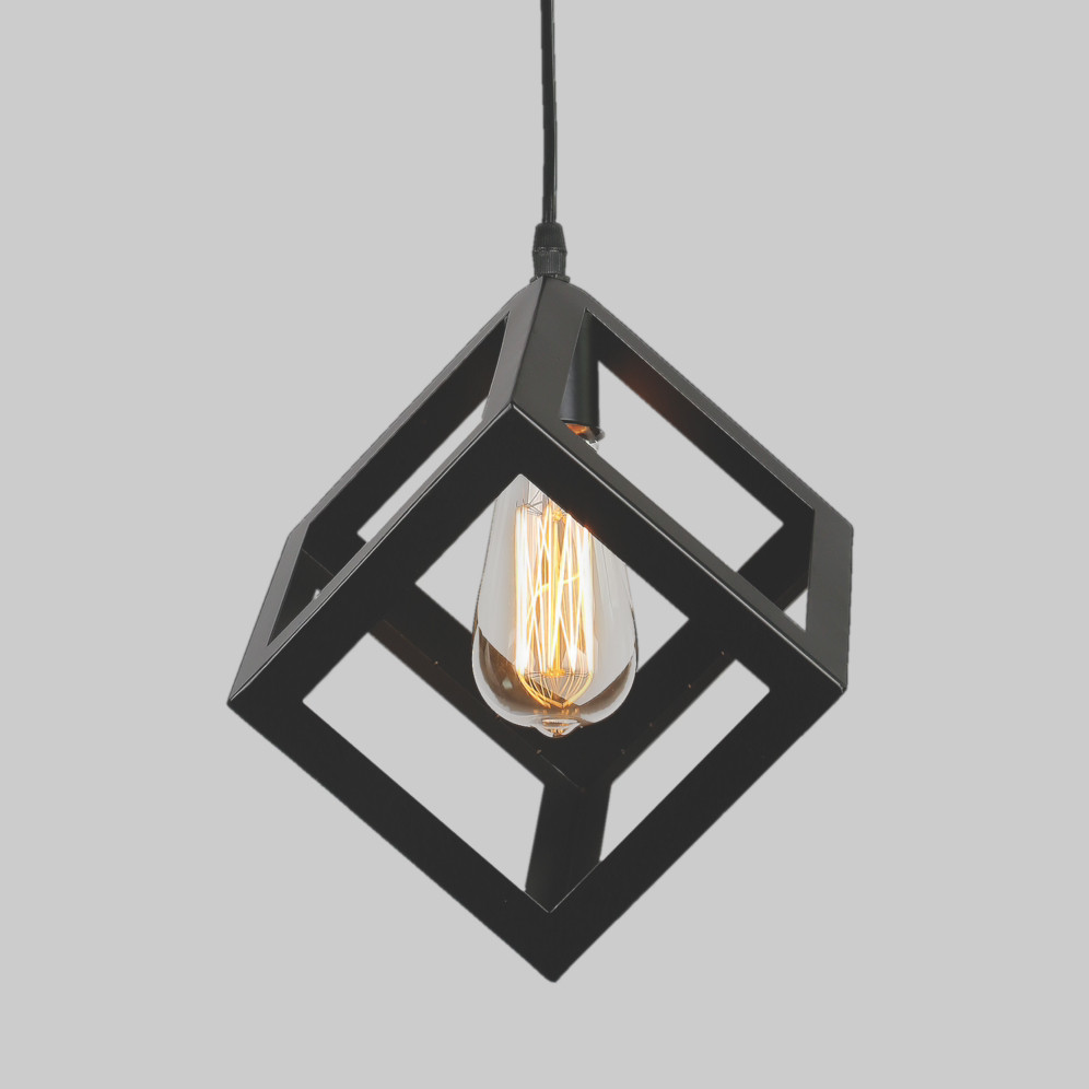 Підвісний чорний кубик (56-PR160-1 ВК)