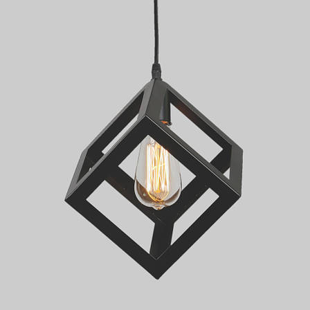 Підвісний чорний кубик (56-PR160-1 ВК), фото 1