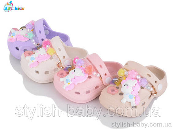 Дитяча колекція літнього взуття. Дитячі крокси 2025 бренда BBT kids оптом (рр. с 18 по 23), фото 1