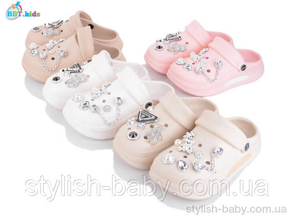 Дитяча колекція літнього взуття. Дитячі крокси 2025 бренда BBT kids оптом (рр. з 30 по 35), фото 1