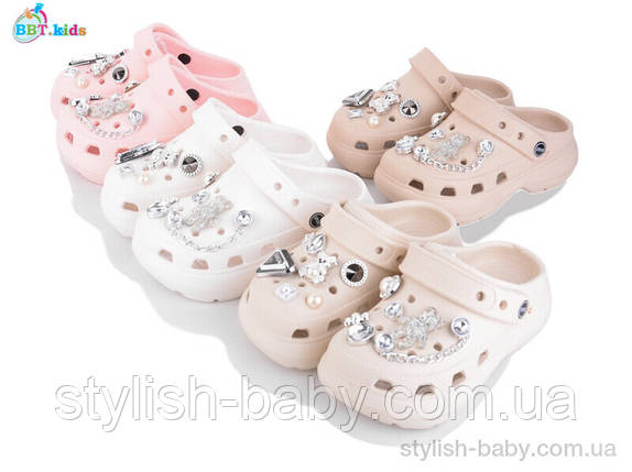 Дитяча колекція літнього взуття. Дитячі крокси 2025 бренда BBT kids оптом (рр. з 30 по 35), фото 1