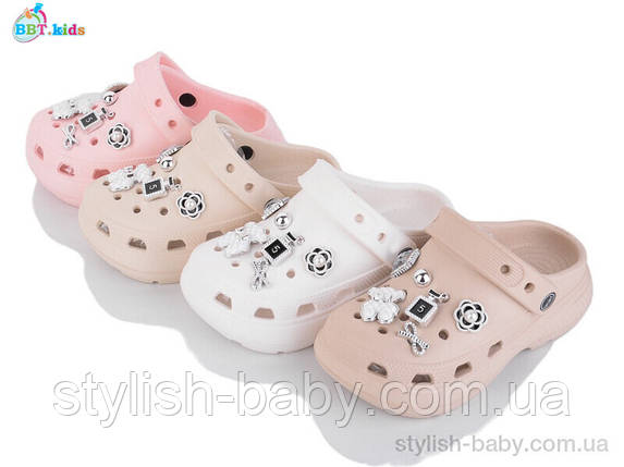 Дитяча колекція літнього взуття. Дитячі крокси 2025 бренда BBT kids оптом (рр. з 30 по 35), фото 1