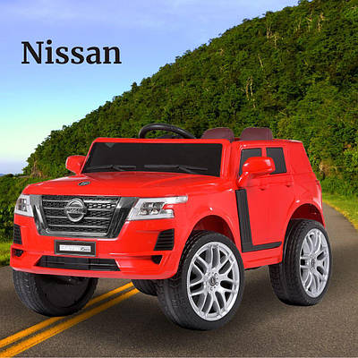 Електромобіль джип Nissan 4WD Електрокар Bambi Racer акумуляторний Позашляховик машина на пульті фари MP3 USB