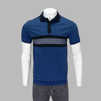 Футболка чоловіча Tony Montana ART-6292 MARINE 70% бавовна 30% поліестер M(Р)