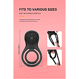 Віброкольцо Rose Lock Ring App, фото 5
