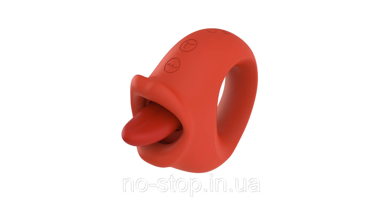 Вібростимулятор Rechargeable Licking Vibrator USB 10 Functions, фото 1