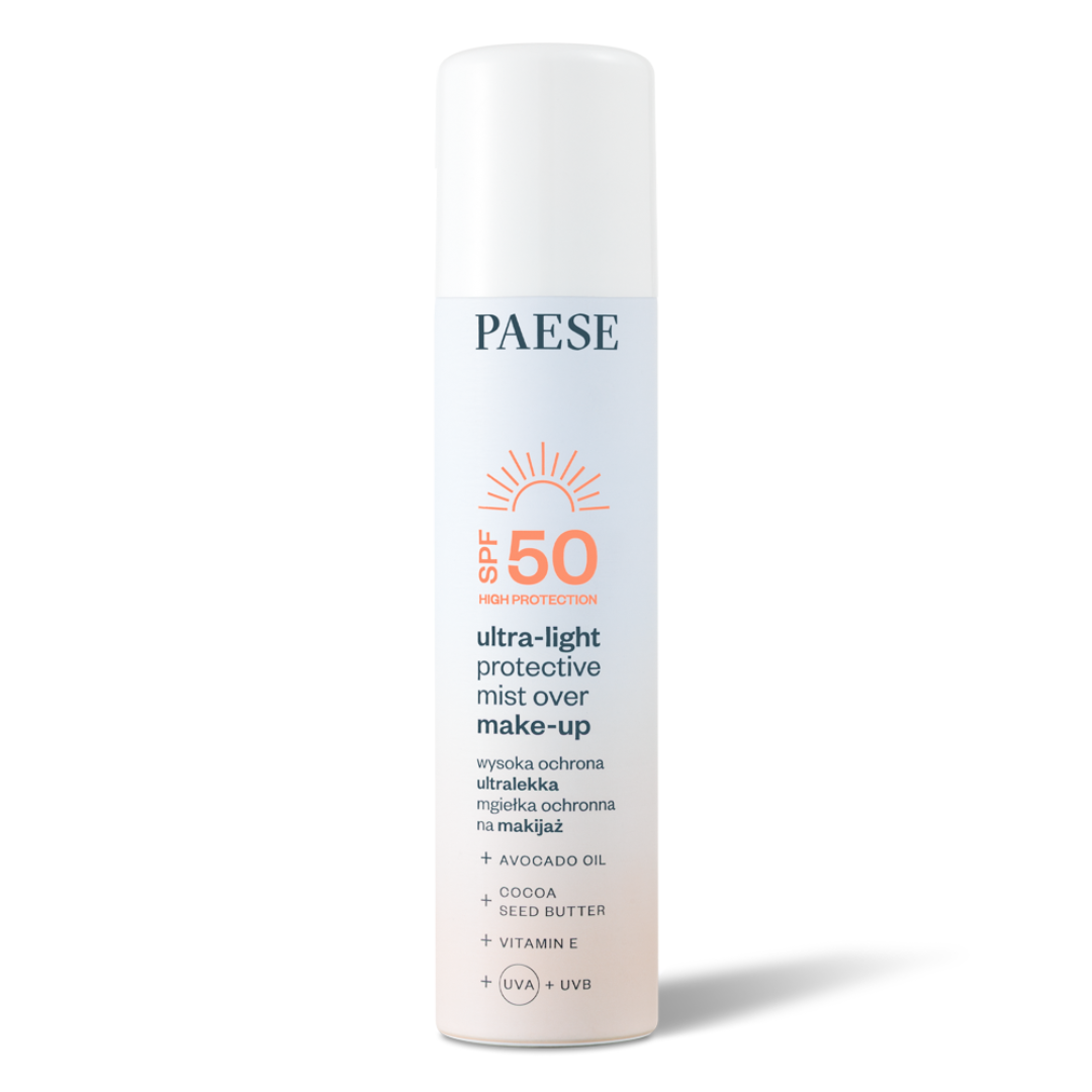 Ультралегкий захисний Спрей для макіяжу SPF 50 Protective Mist Over Make-Up Paese 75ml