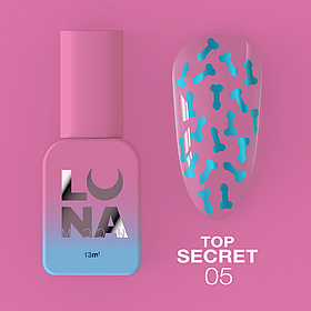 Топ для нігтів LunaMoon Top Secret №5, 13 мл