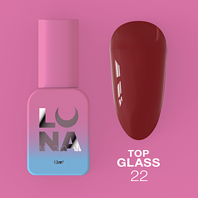 Топ для нігтів LunaMoon Top Glass №22, 13 мл
