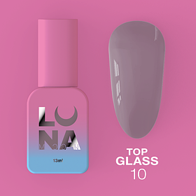 Топ для нігтів LunaMoon Top Glass №10, 13 мл