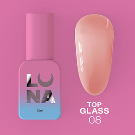Топ для нігтів LunaMoon Top Glass №8, 13 мл