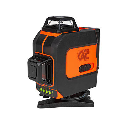 Лазерний рівень ТEX 04-045 Зелений промінь 16 ліній до 40 м 2 АКБ ЗУ Пульт керування Кейс