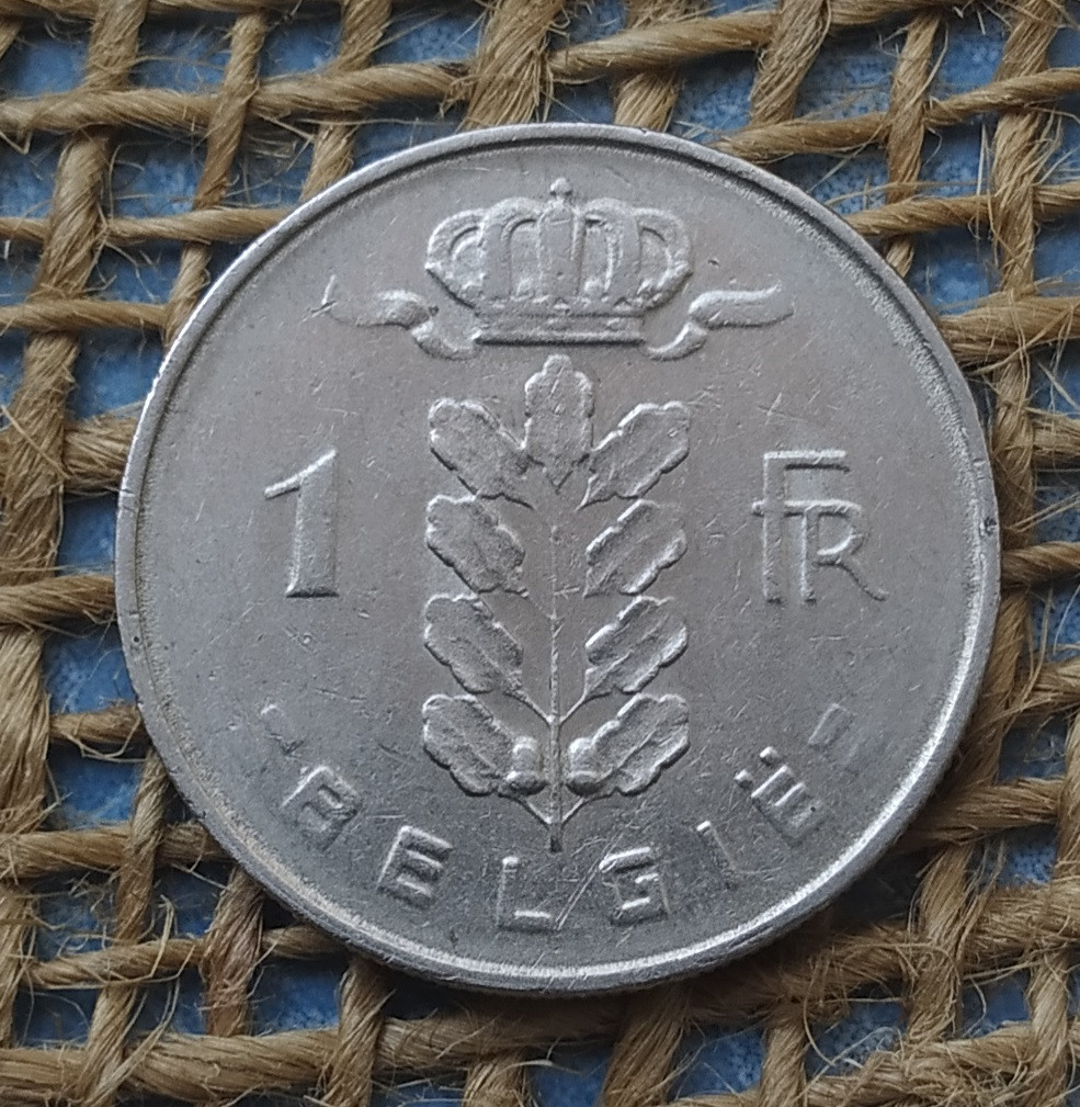 1 франк 1967 року. Бельгiя