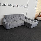 Розкладний кутовий в тканині диван, фото 2