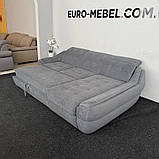 Розкладний кутовий в тканині диван, фото 4