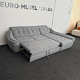 Розкладний кутовий в тканині диван, фото 6
