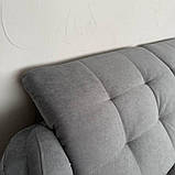 Розкладний кутовий в тканині диван, фото 10
