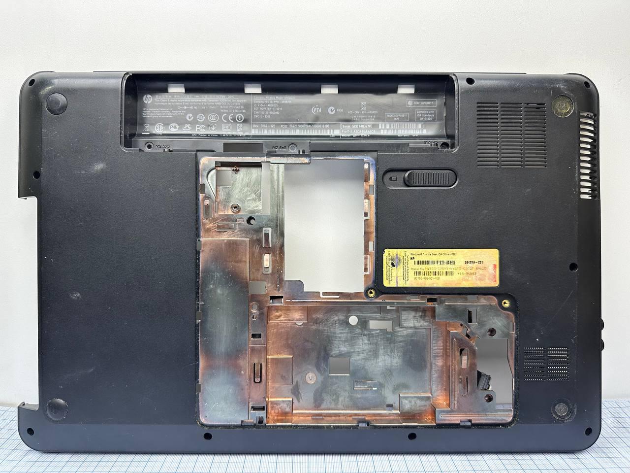 HP Pavilion G6-1000 Корпус D (нижня частина корпусу) (641967-001 33R15BATP00) 3.5A бу, фото 1