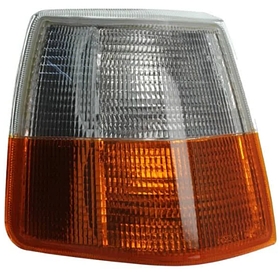 Повторювач повороту Volvo 760 90-94 TYC лівий, +патрон, біло-жовт.
