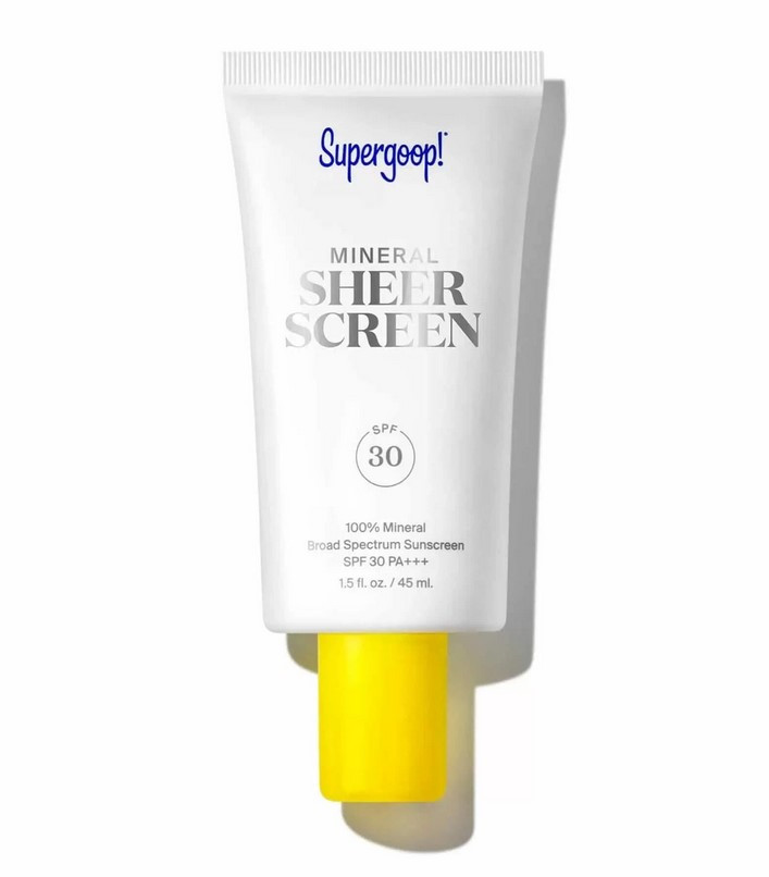 Сонцезахисний крем на мінеральних фільтрах Supergoop! Sheerscreen SPF30, 45 ml
