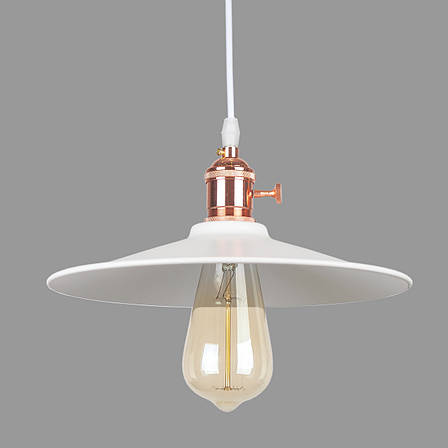 Білий підвісний світильник (52-836F-1 WH), фото 1