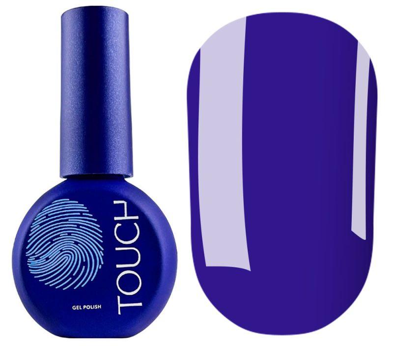 Гель-лак вітражний Touch gel polish Алхімія №07 Indigo, 9 мл (синій прозорий)