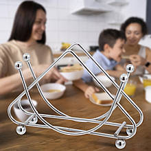 Настільна металева дротяна серветниця ЕМ-0111 (204)