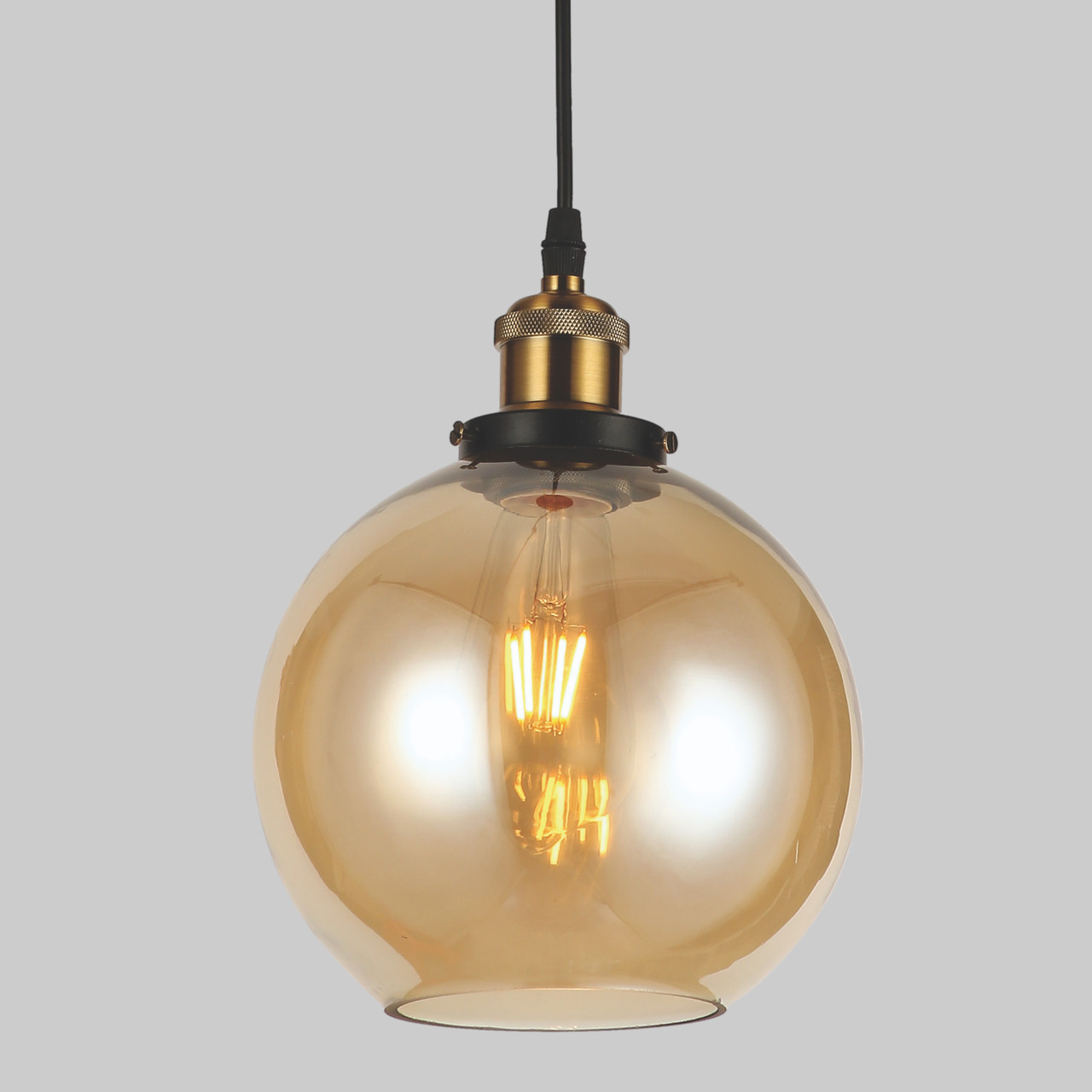 Скляний кавовий підвіс із кулею 20см (52-1009-1 TEA)