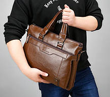 Чоловіча сумка портфель для документів А4 офісна, фото 3