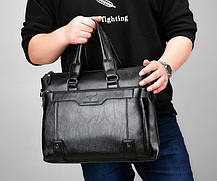 Чоловіча сумка портфель для документів А4 офісна, фото 5