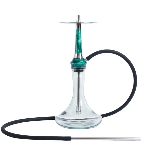 Кальян із нержавіючої сталі Totem Monolit Optima Emerald Green