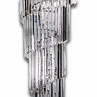 Сучасна кришталева люстра на 22 лампи Е14 колір каркасу хром PM-P13-02118/500/CH, фото 3